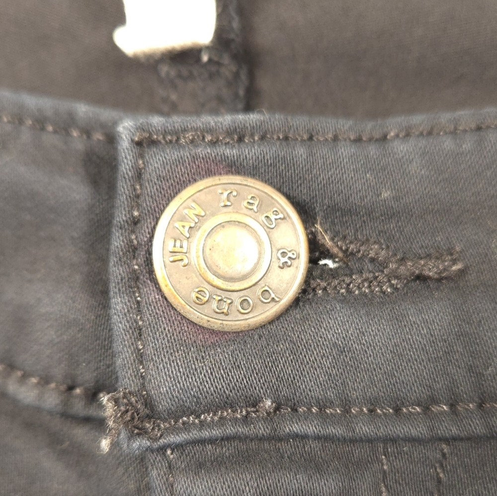 rag & bone/JEAN Black Plush Mid-Rise‎ Skinny Legging Jeggings Size 27 - Picture 4 of 9